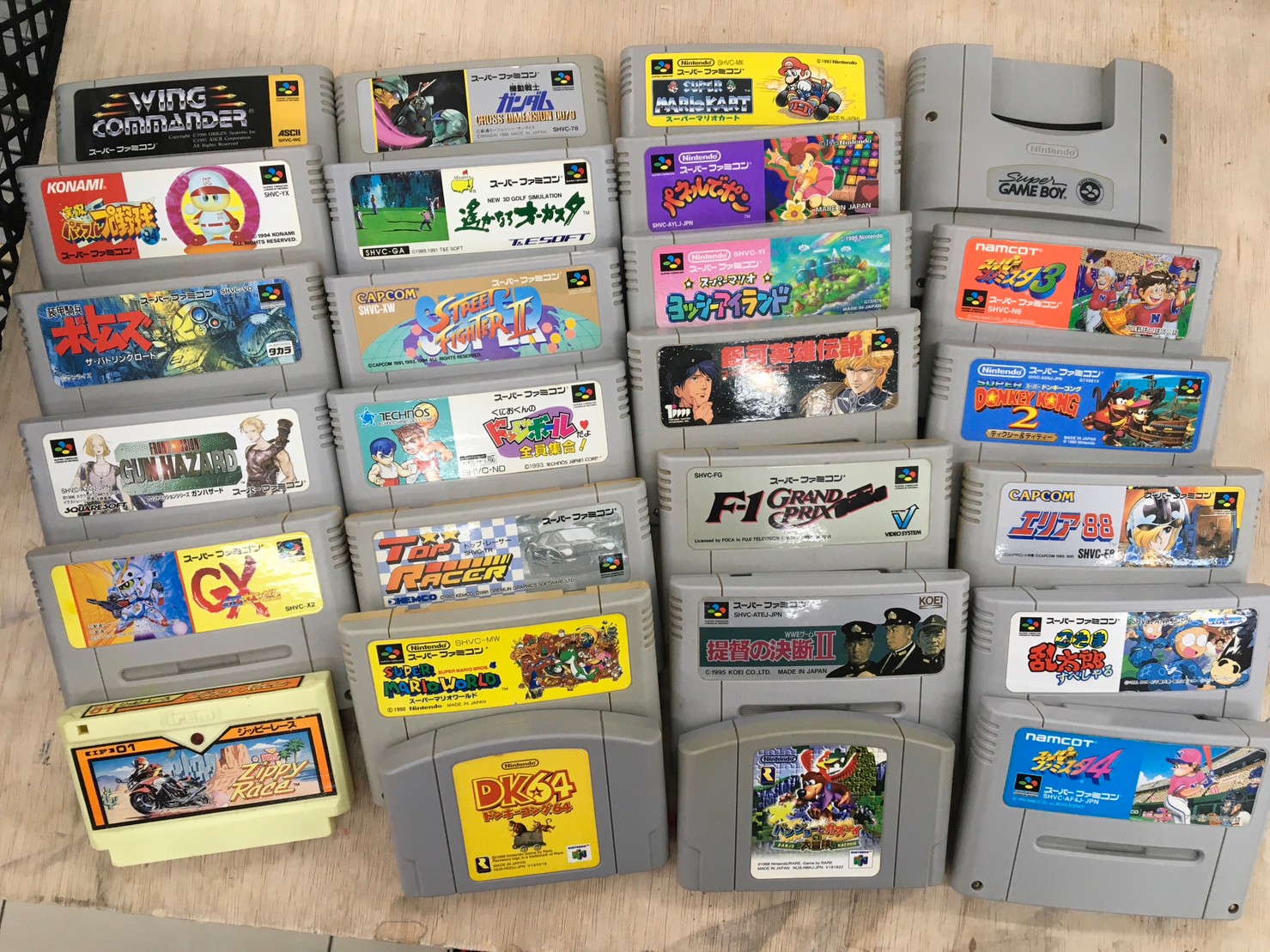 □ファミコン、スーパーファミコン、Nintendo64のレトロゲームソフトを